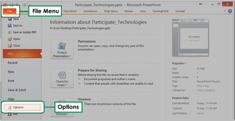 Powerpoint Ribbon Disappears PointSolutions Ribbon is missing in Microsoft Office PowerPoint ...